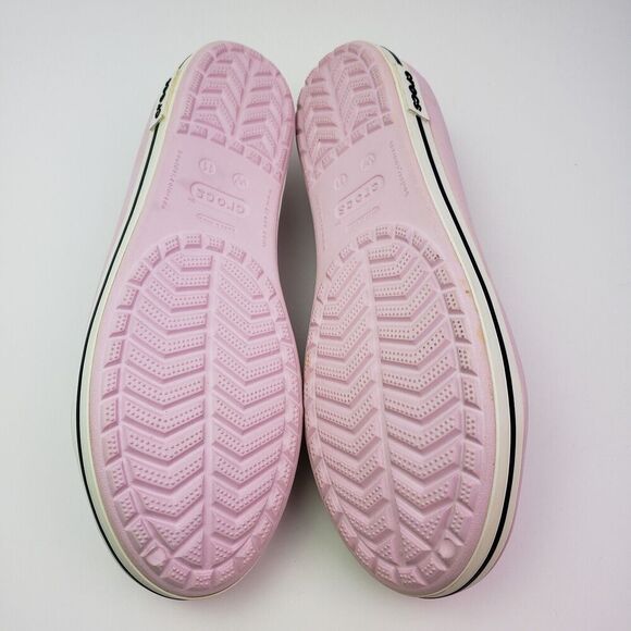 Crocs Crocband Womens Size 11 Bubblegum Pink Slip On Comfort Ballet Flats Shoes - Picture 8 of 10
